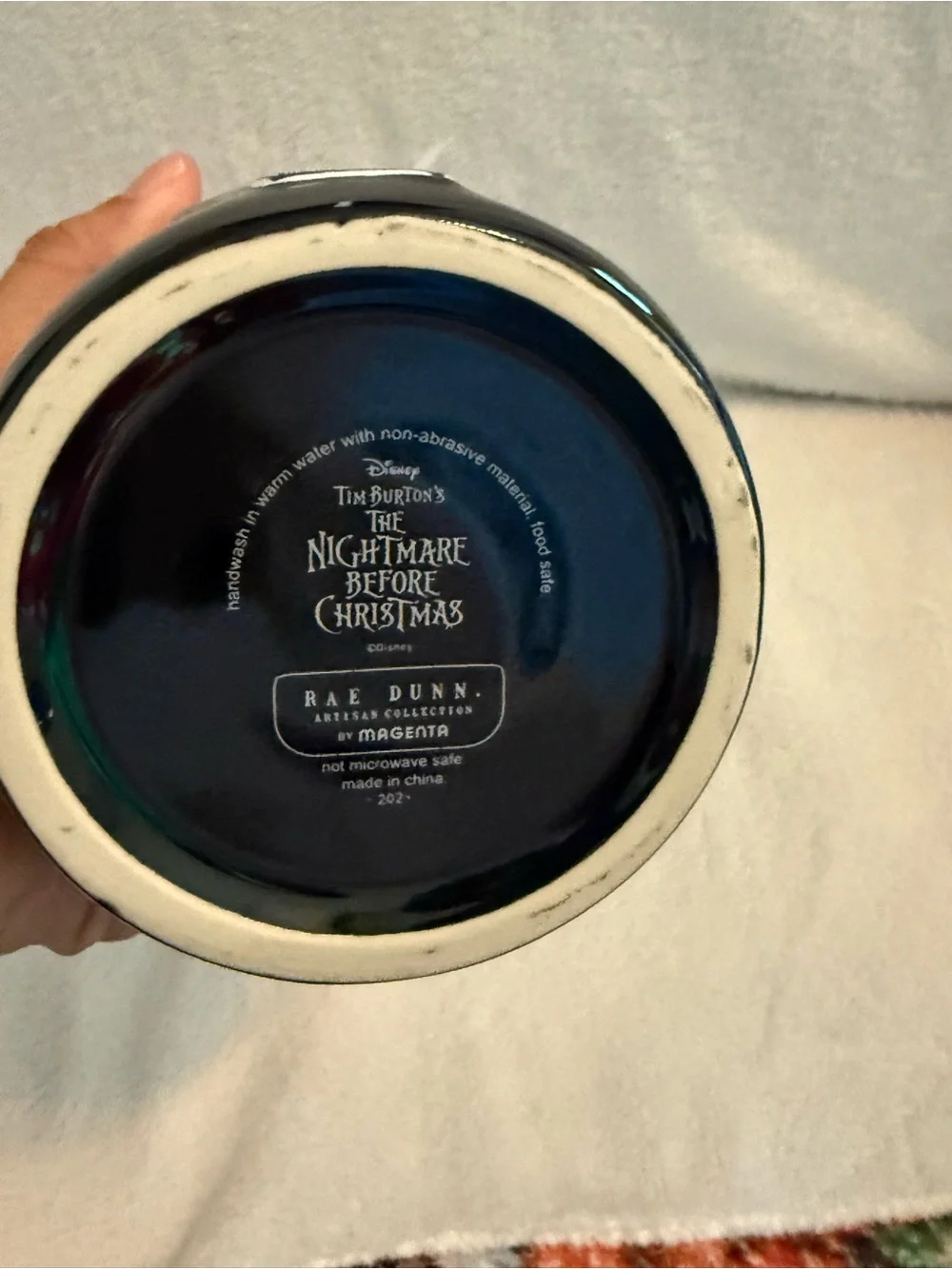 Rae Dunn x Nightmare Before Christmas Black Double-sided Jar-THIS IS HALLOWEEN